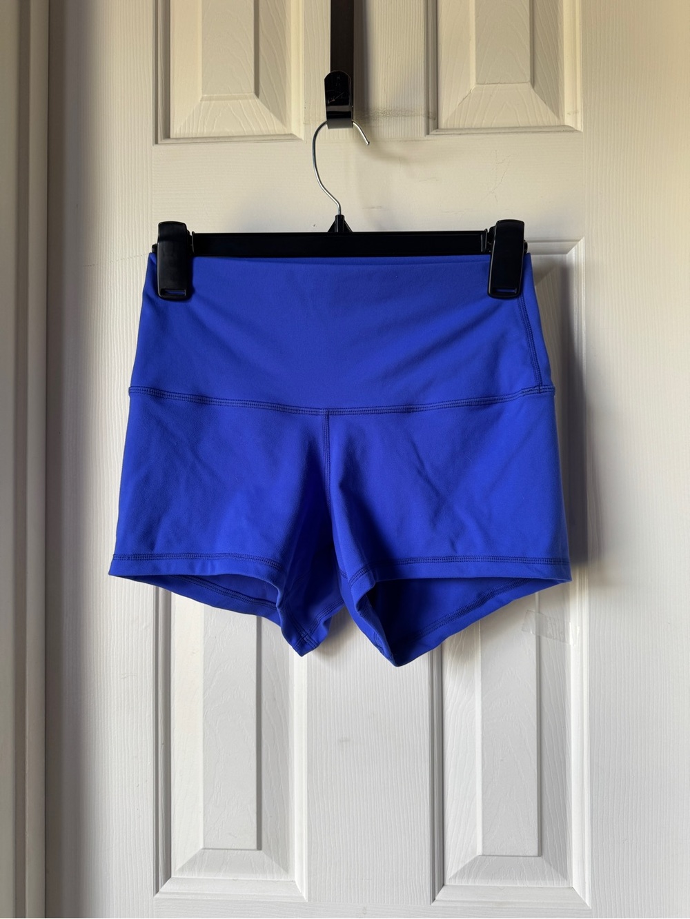 Peachy Athletics Royal High-Waist Shorts - Picture 3 of 5